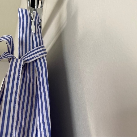 J. CREW Cuffed Wide Leg Crop Shirting Striped 4 - Picture 6 of 15